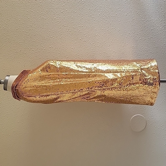 𝅺NASTY Gal Gold Dress - Picture 3 of 10